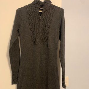 Athleta long sleeve gray dress